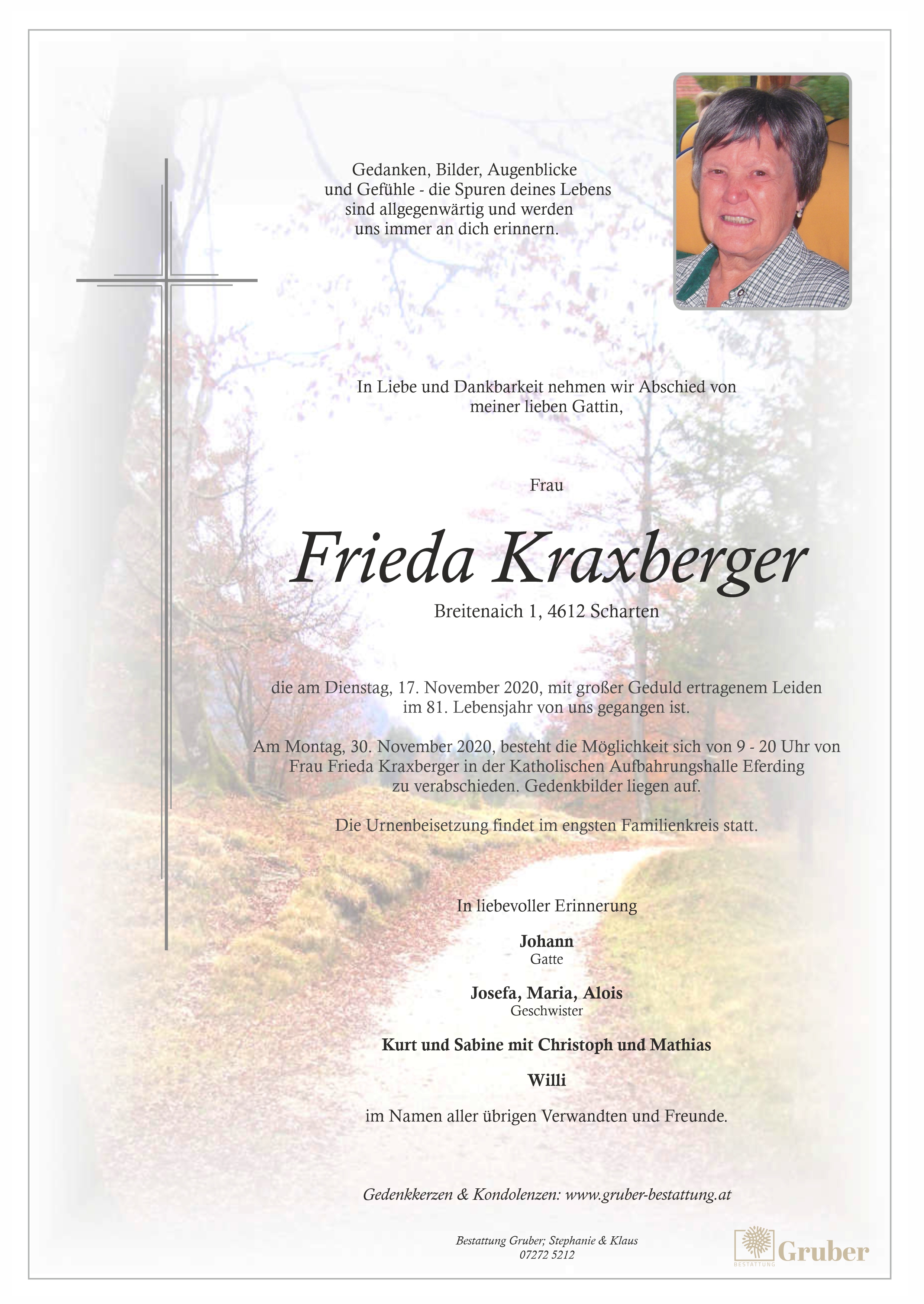 Frieda Kraxberger (Breitenaich)