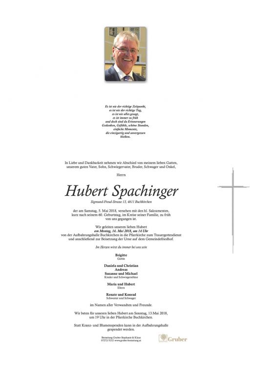 Hubert Spachiger (Buchkirchen)