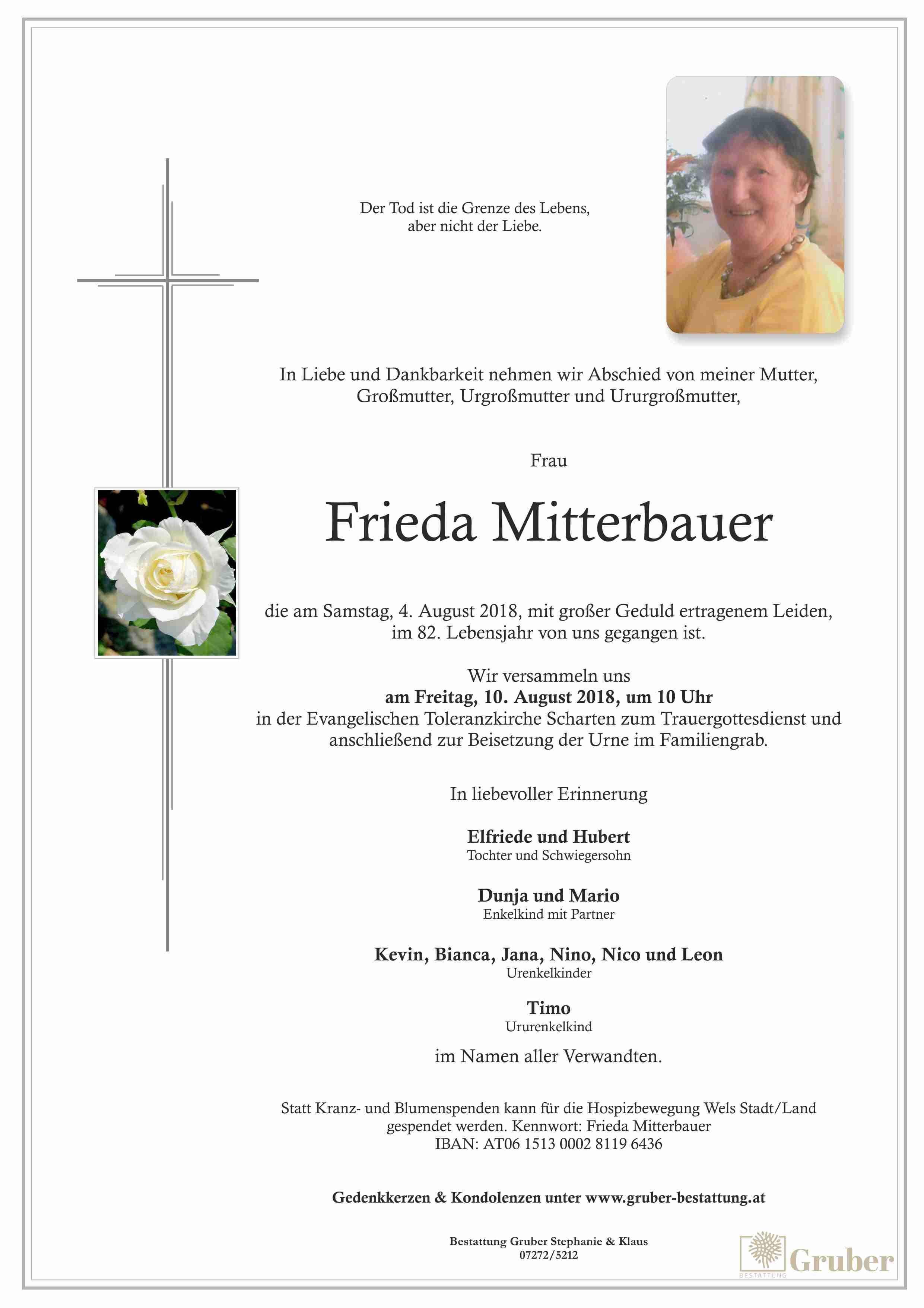 Frieda Mitterbauer (Scharten Evang.)