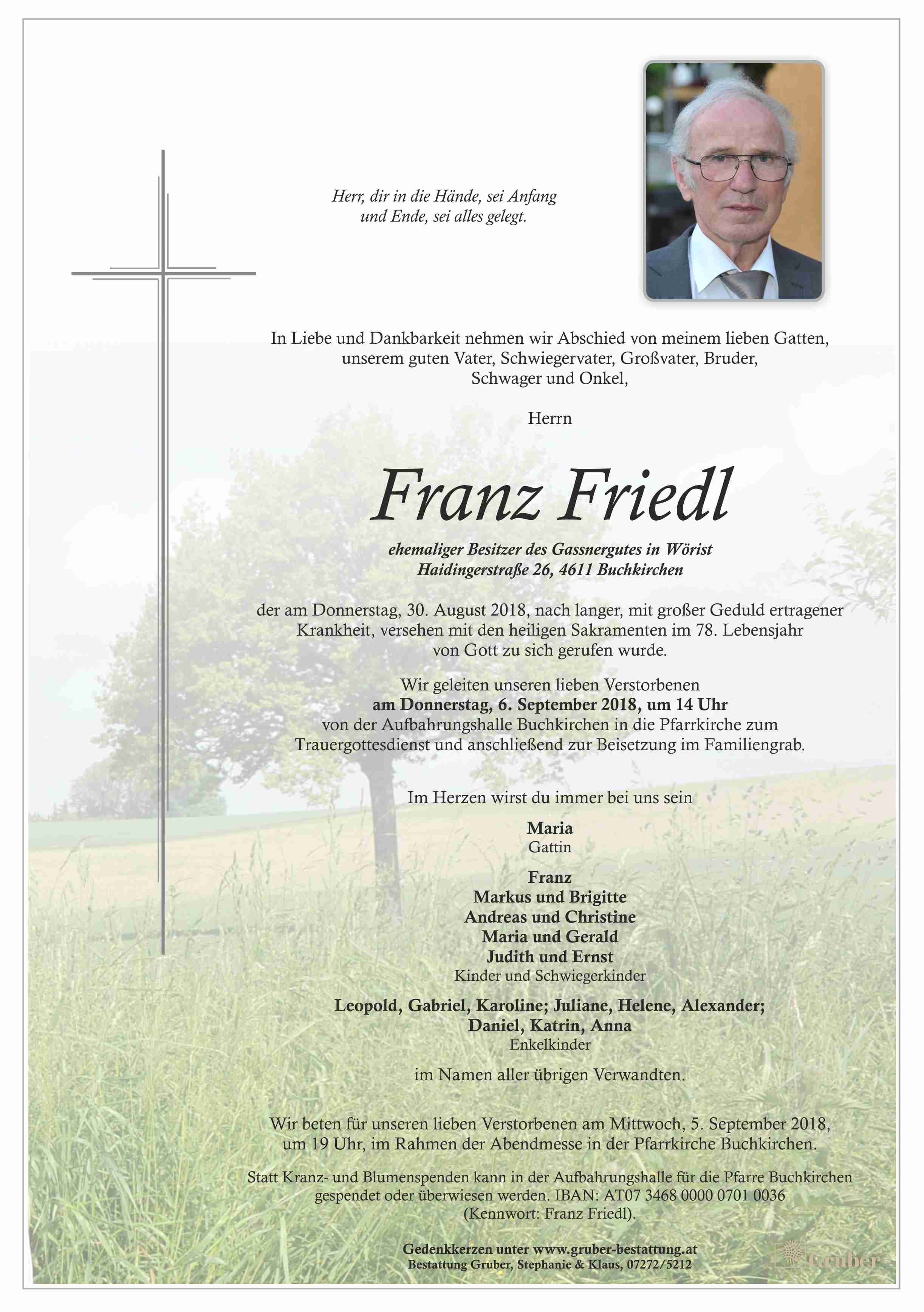 Franz Friedl (Buchkirchen)