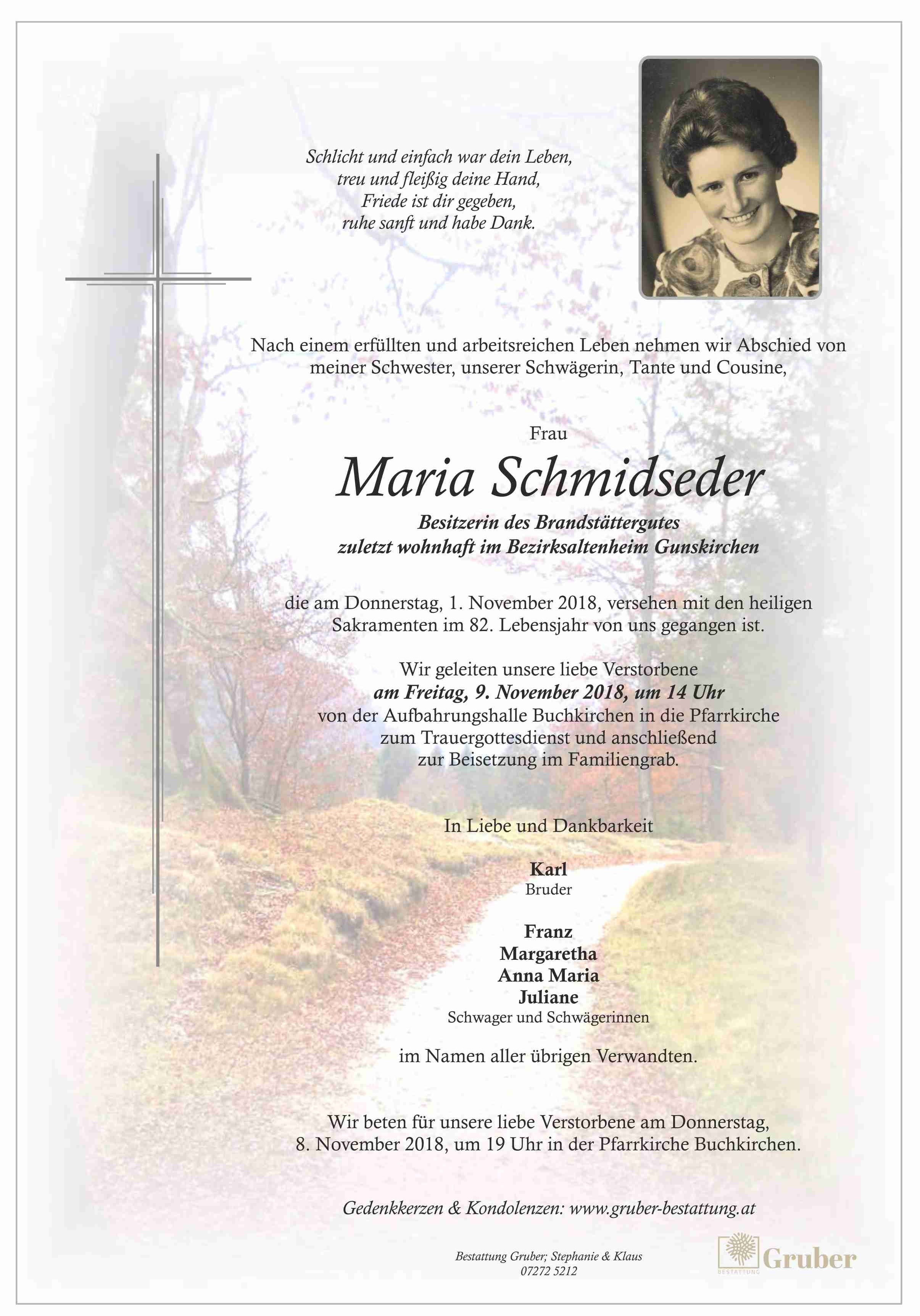 Maria Schmidseder (Buchkirchen