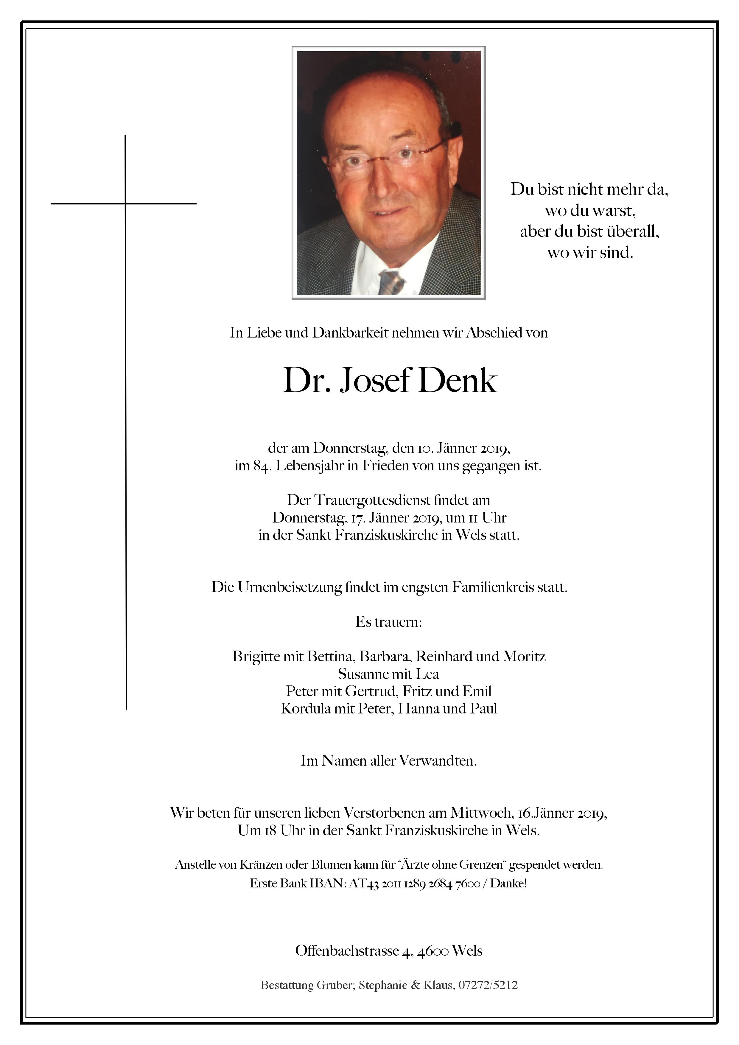 Dr. Josef Denk (Wels)