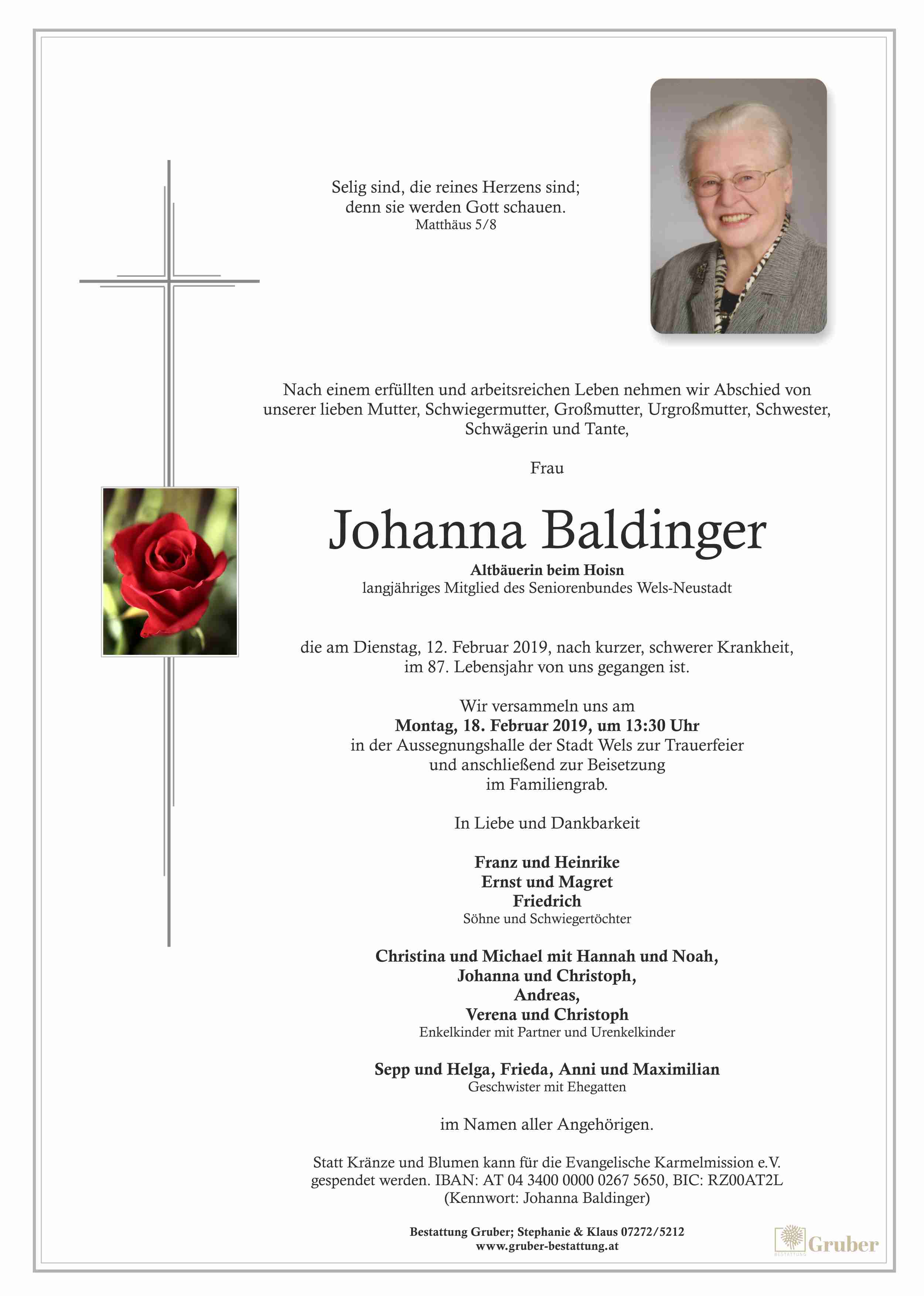 Johanna Baldinger (Wels)