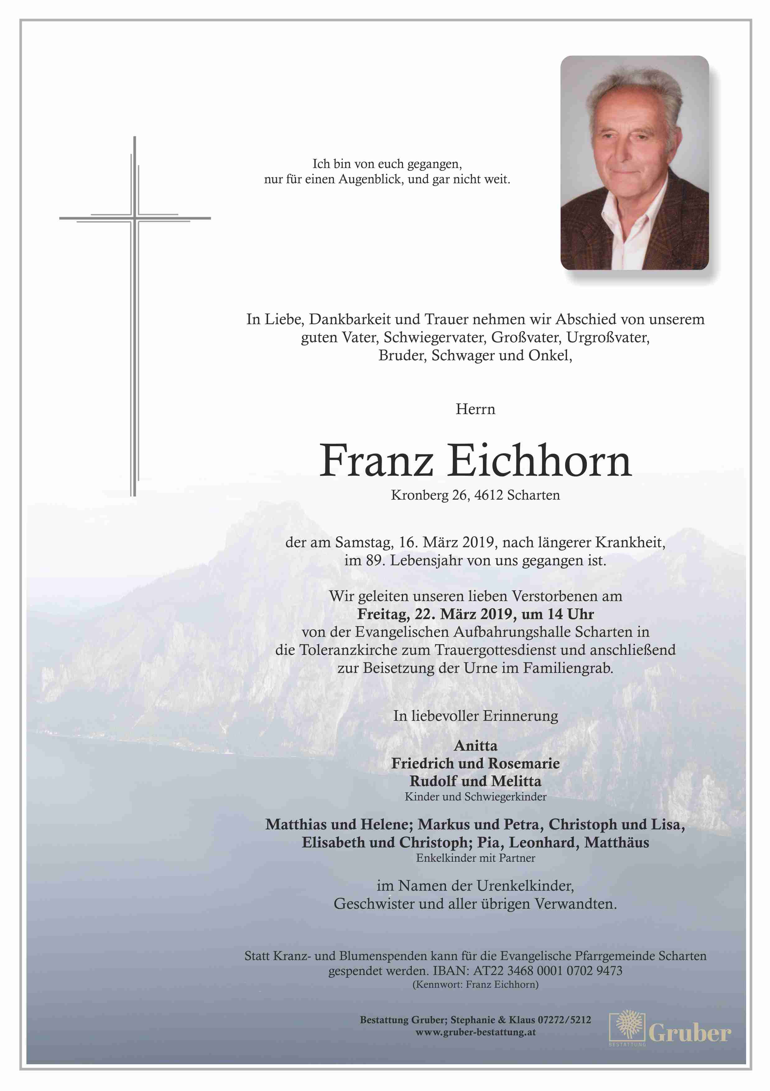Franz Eichhorn (Scharten Evang.)