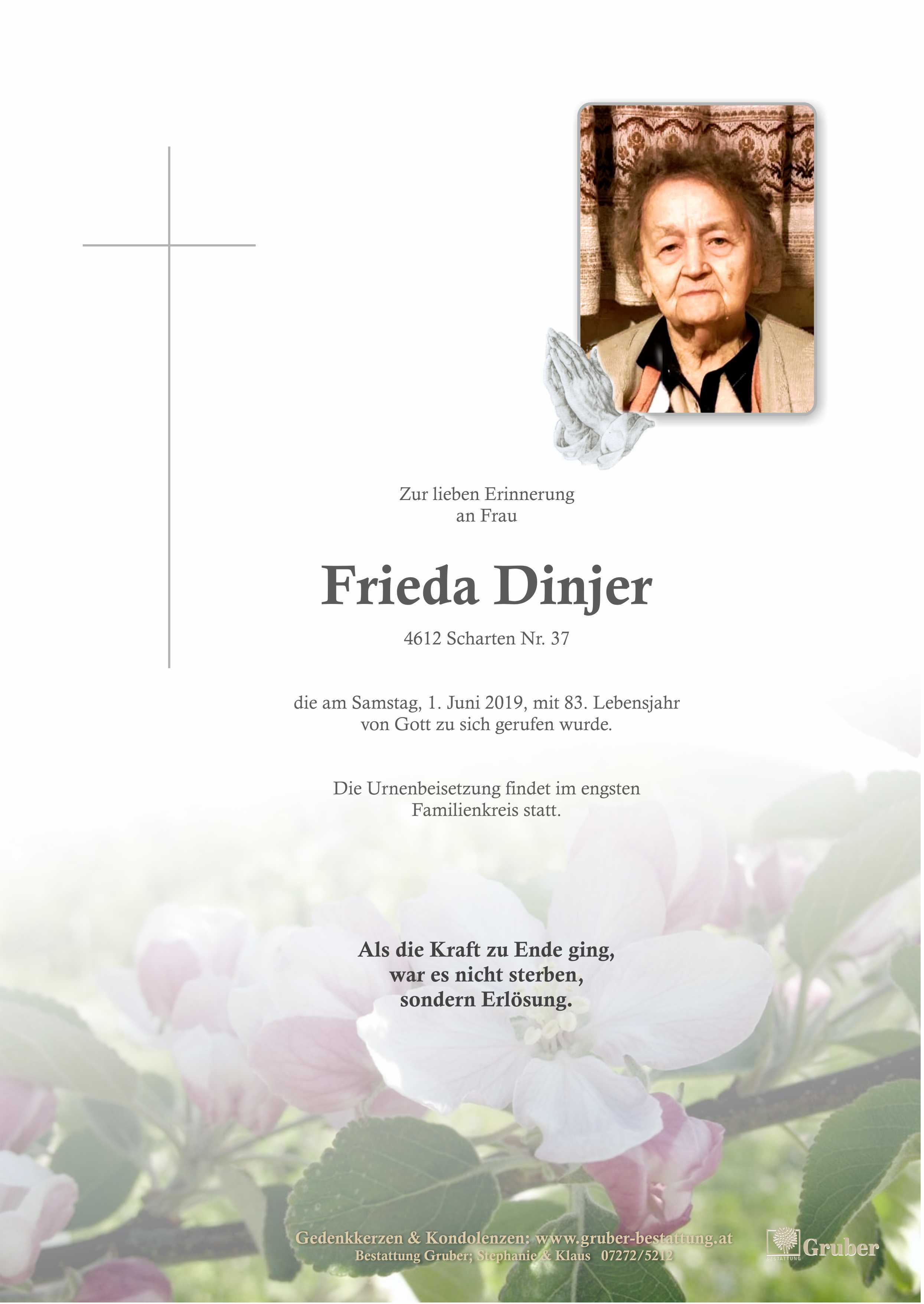 Frieda Dinjer (Scharten Kath.)