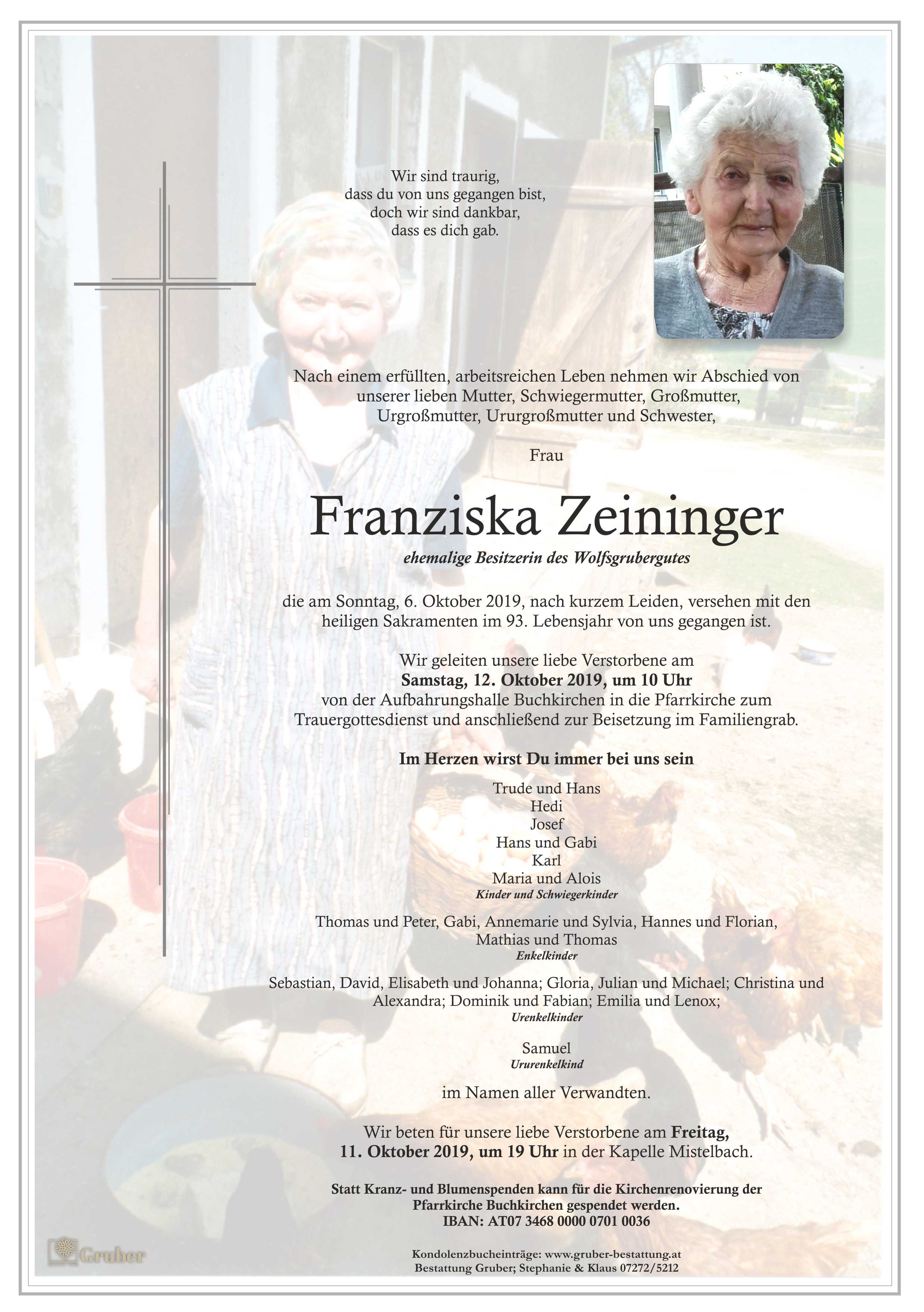 Franziska Zeininger (Buchkirchen)