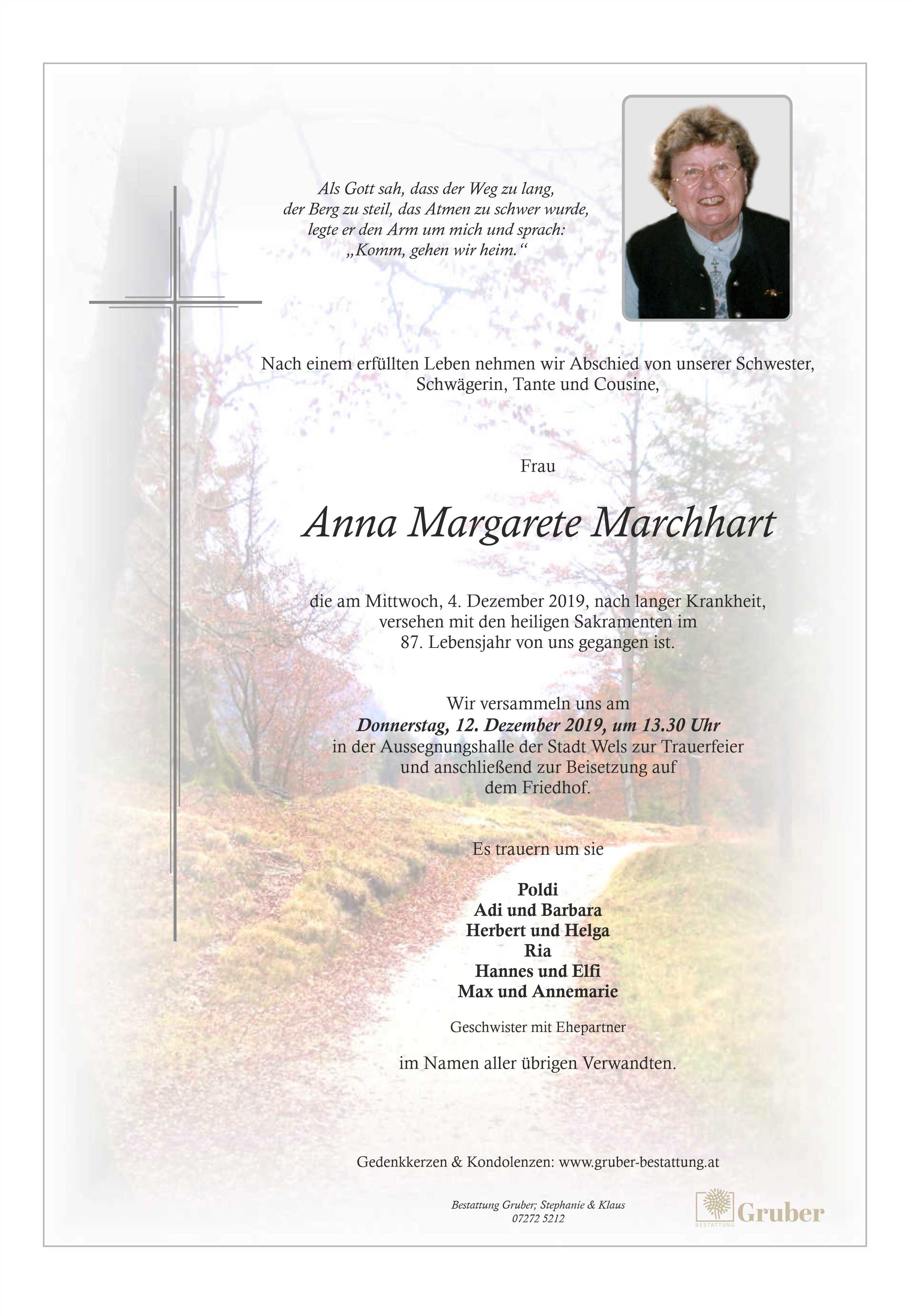 Anna Margarete Marchhart (Wels)