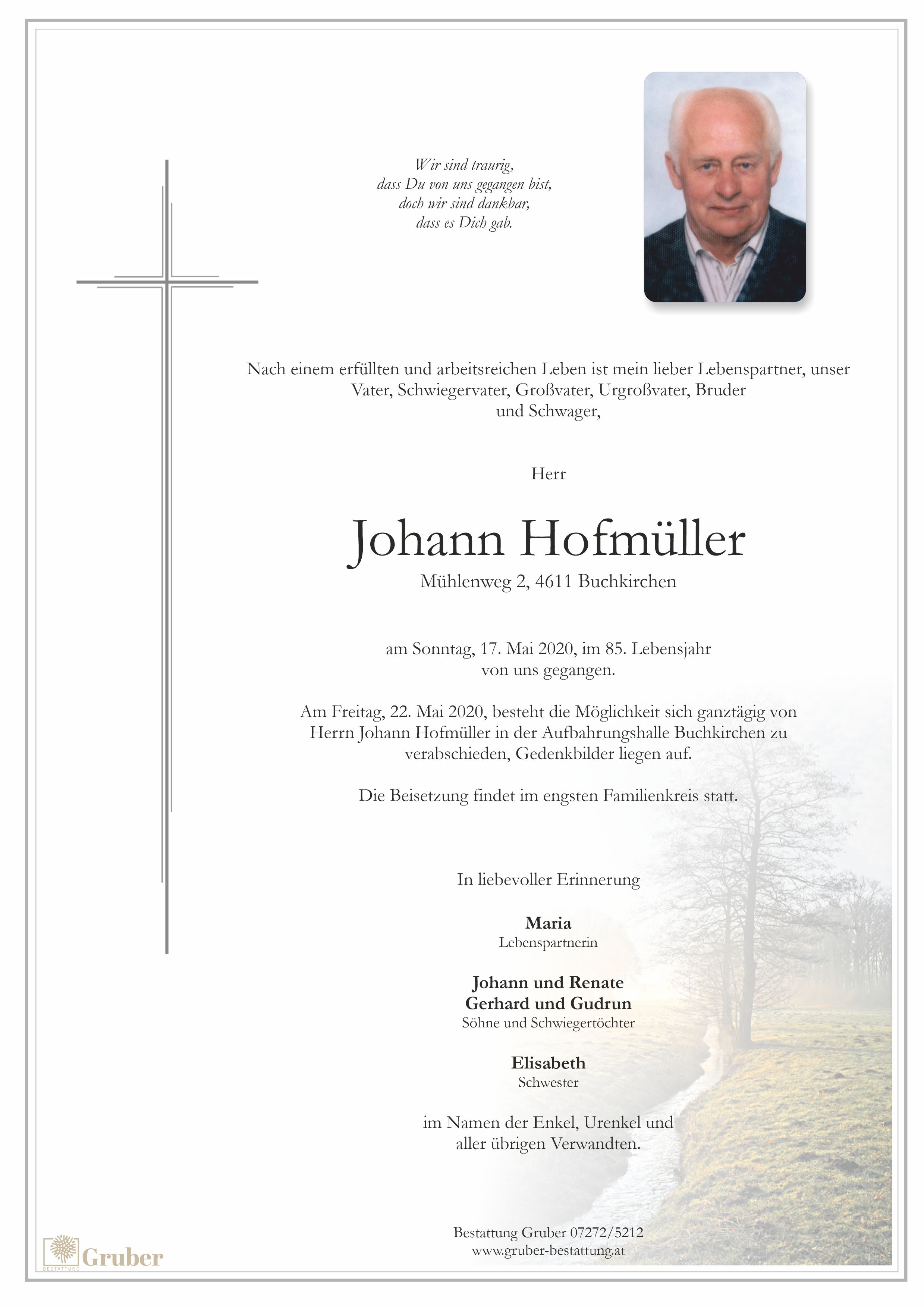 Johann Hofmüller (Buchkirchen)