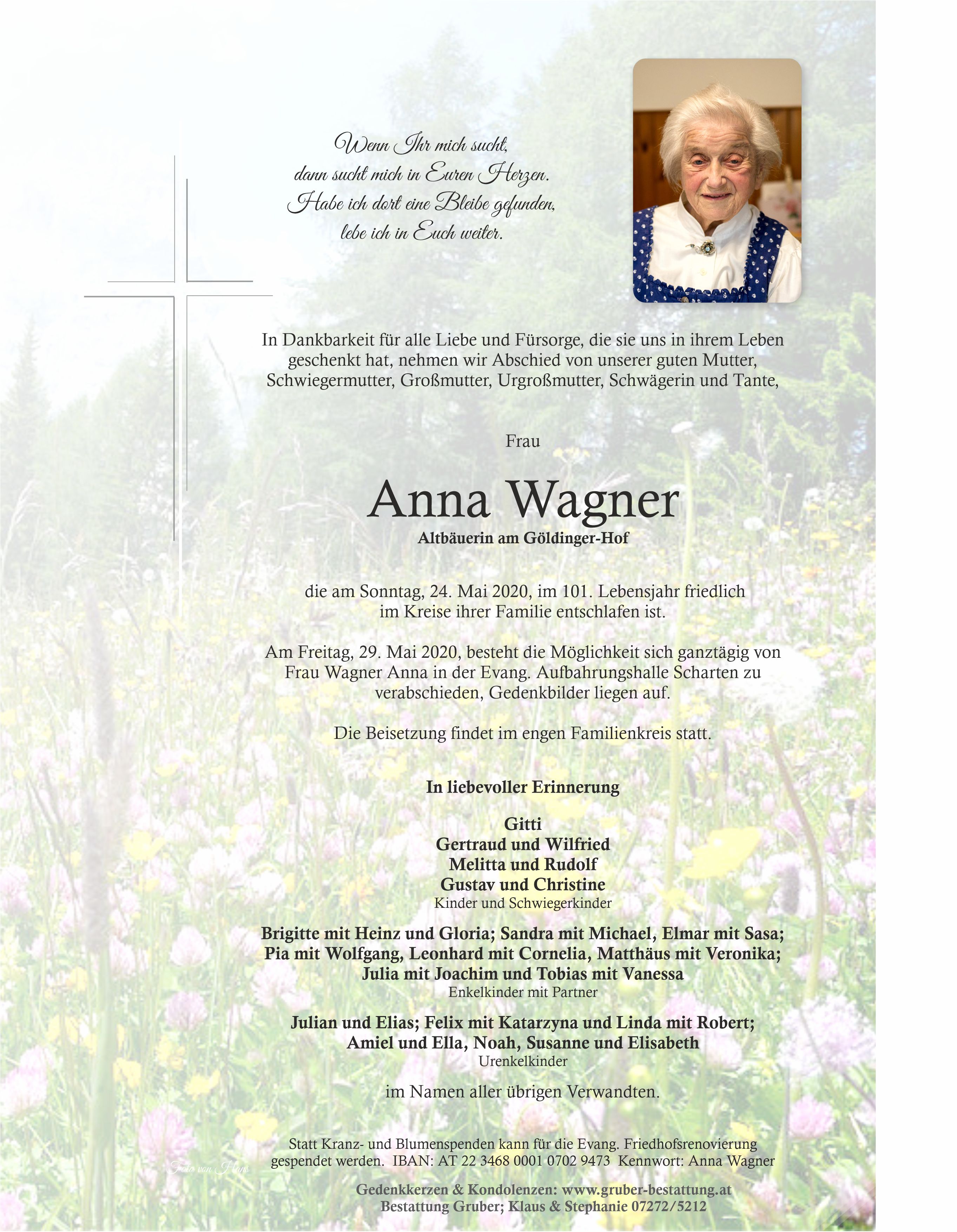 Anna Wagner (Scharten Evang.)