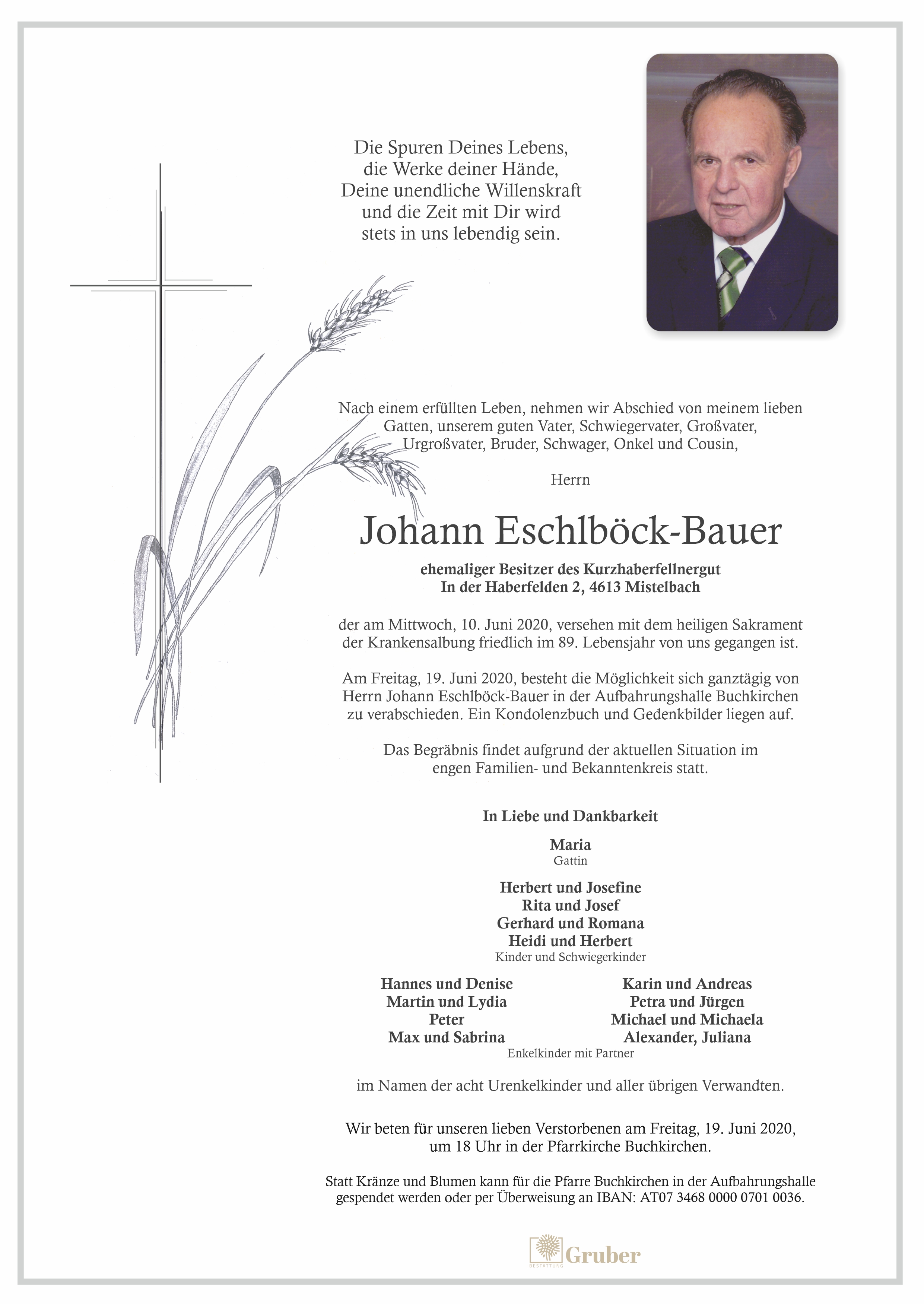 Johann Eschlböck-Bauer (Buchkirchen)