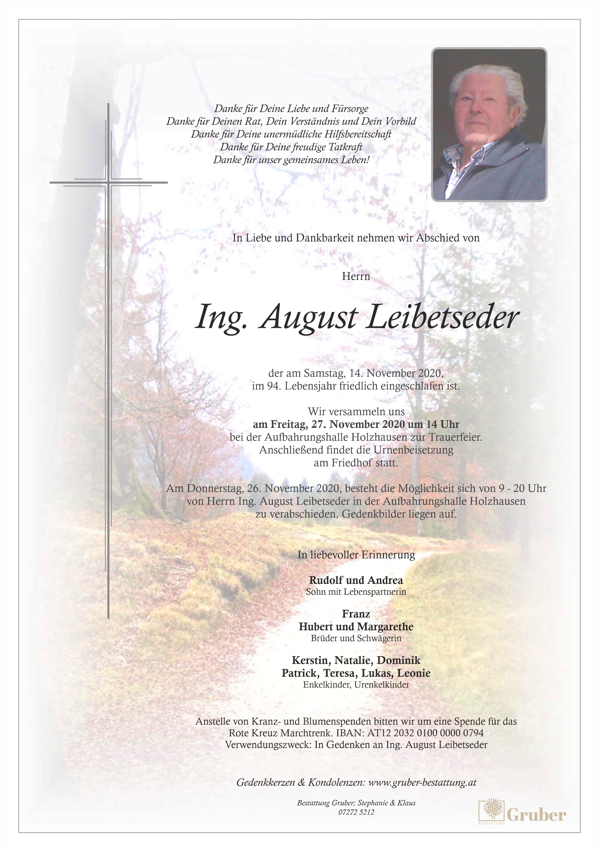Ing. August Leibetseder (Holzhausen)