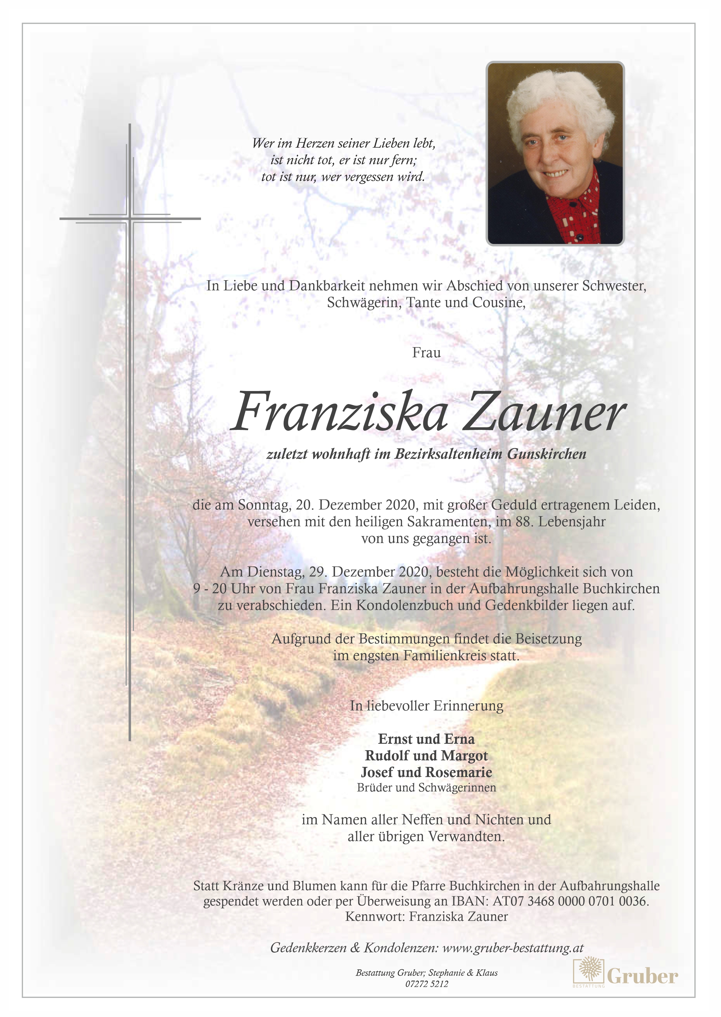 Franziska Zauner (Buchkirchen)