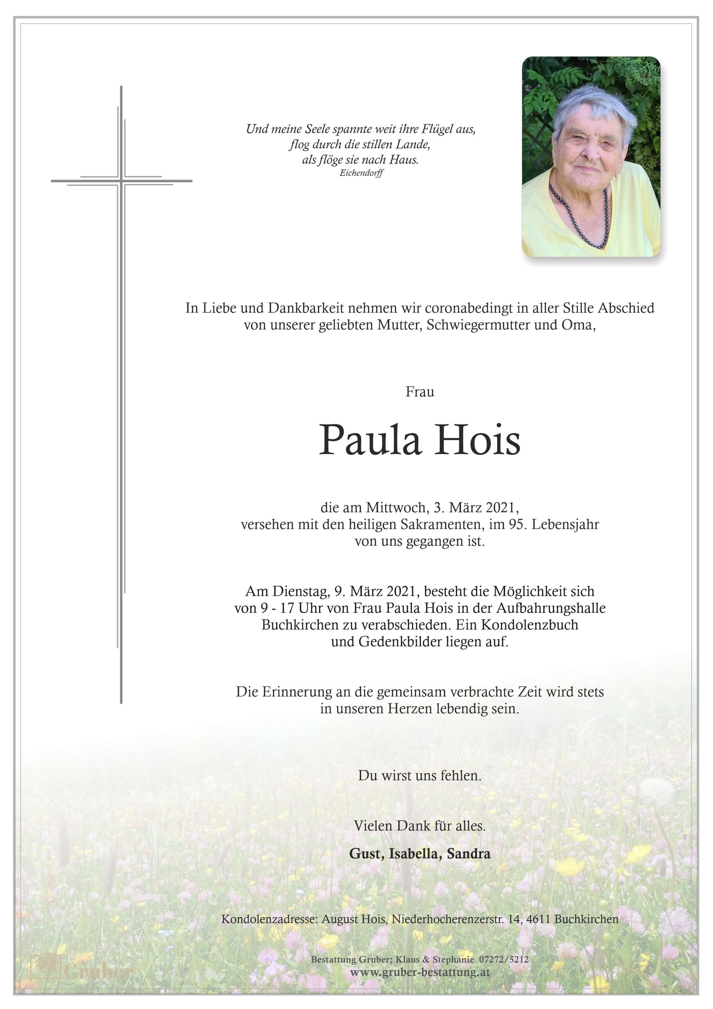 Paula Hois (Buchkirchen)