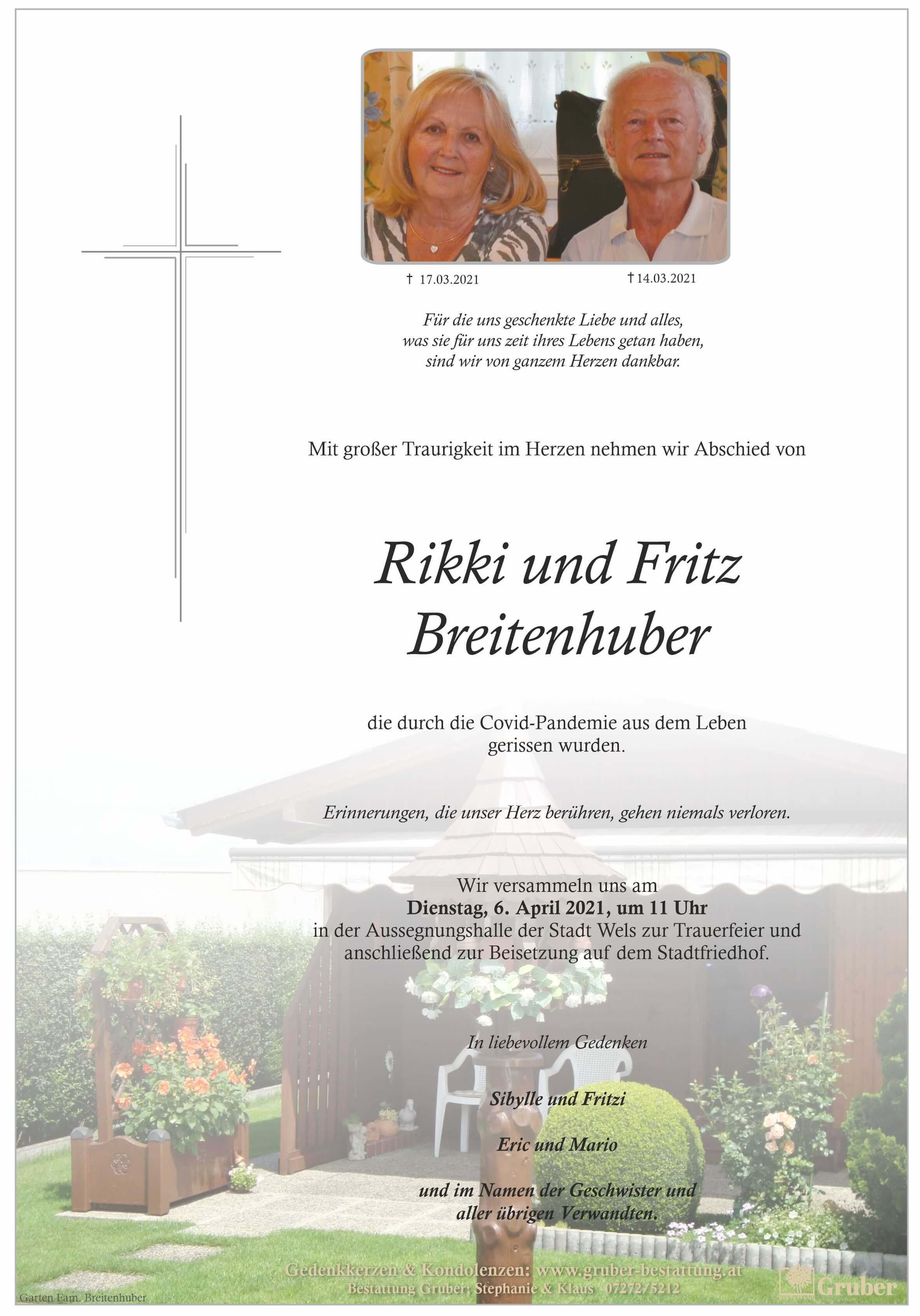 Erika und Fritz Breitenhuber (Wels)