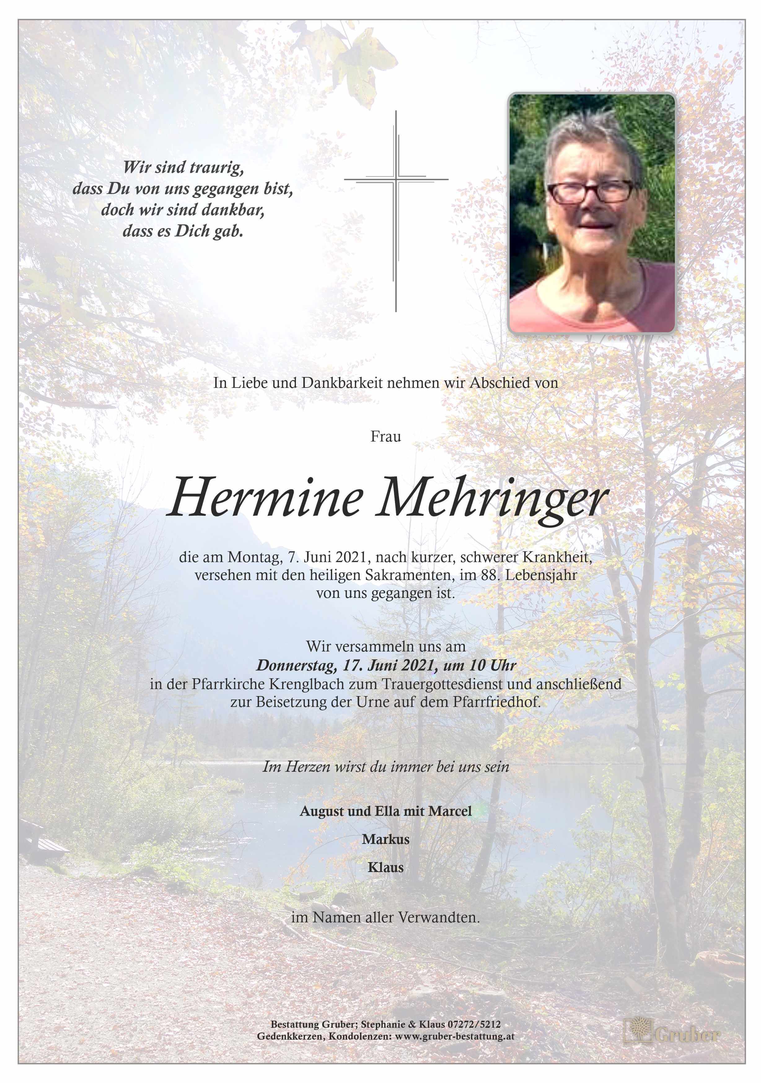 Hermine Mehringer (Krenglbach)