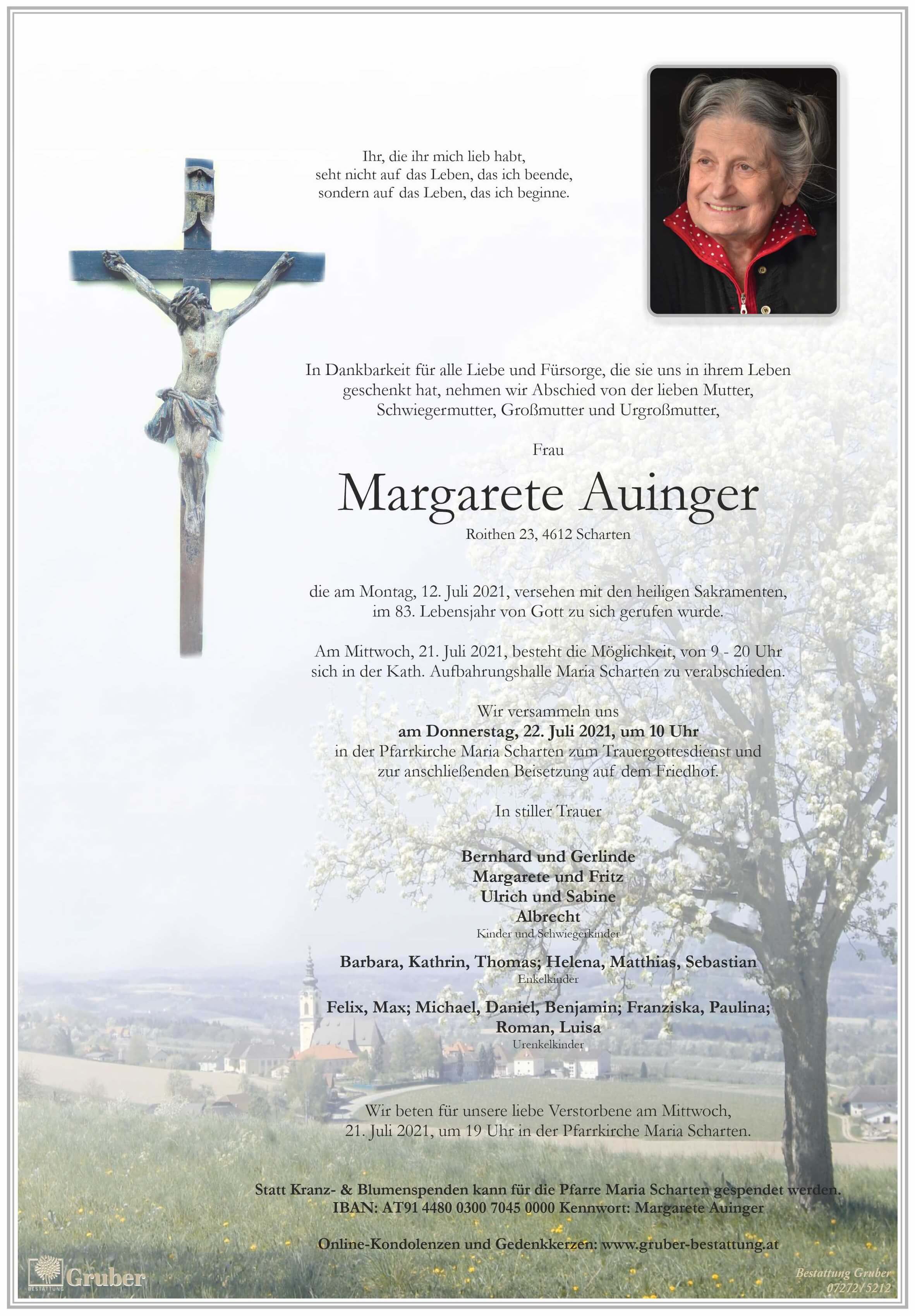 Margarete Auinger (Scharten Kath)