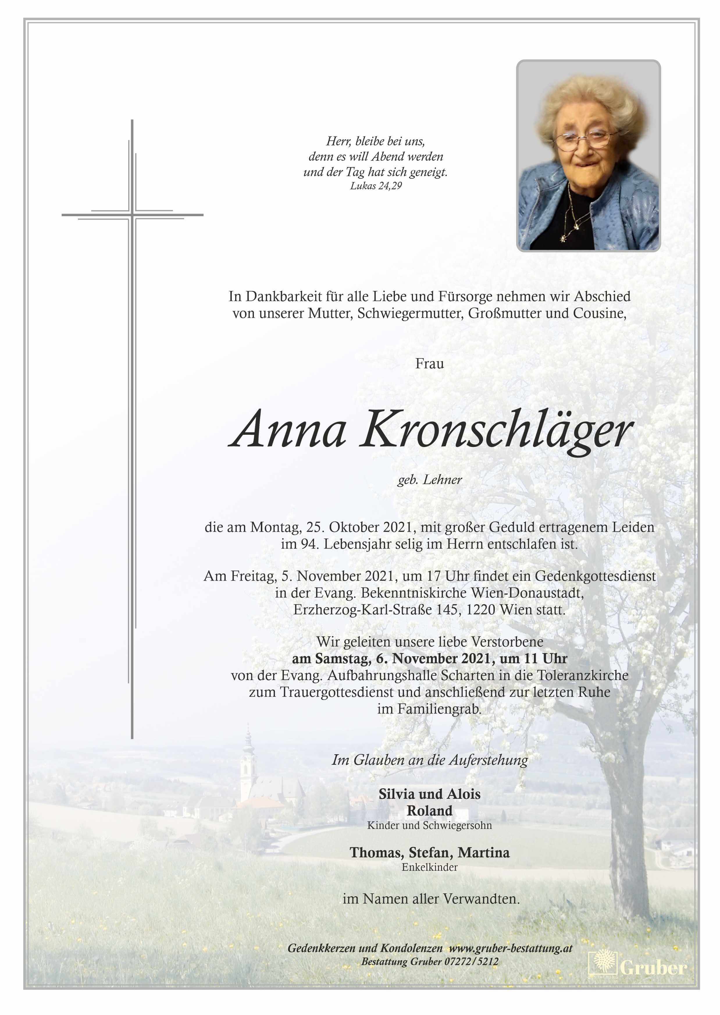 Anna Kronschläger (Wien)