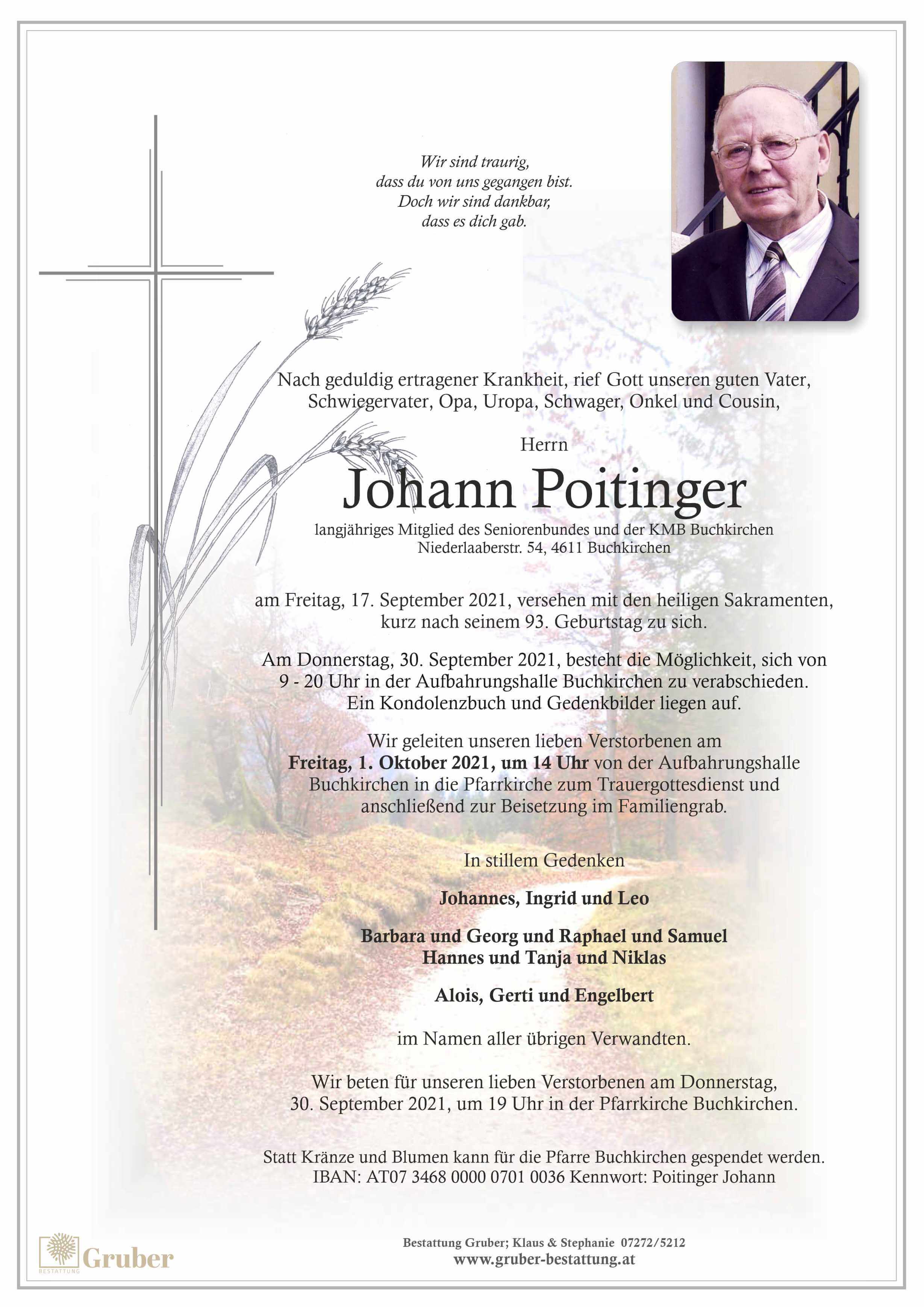 Johann Poitinger (Buchkirchen)