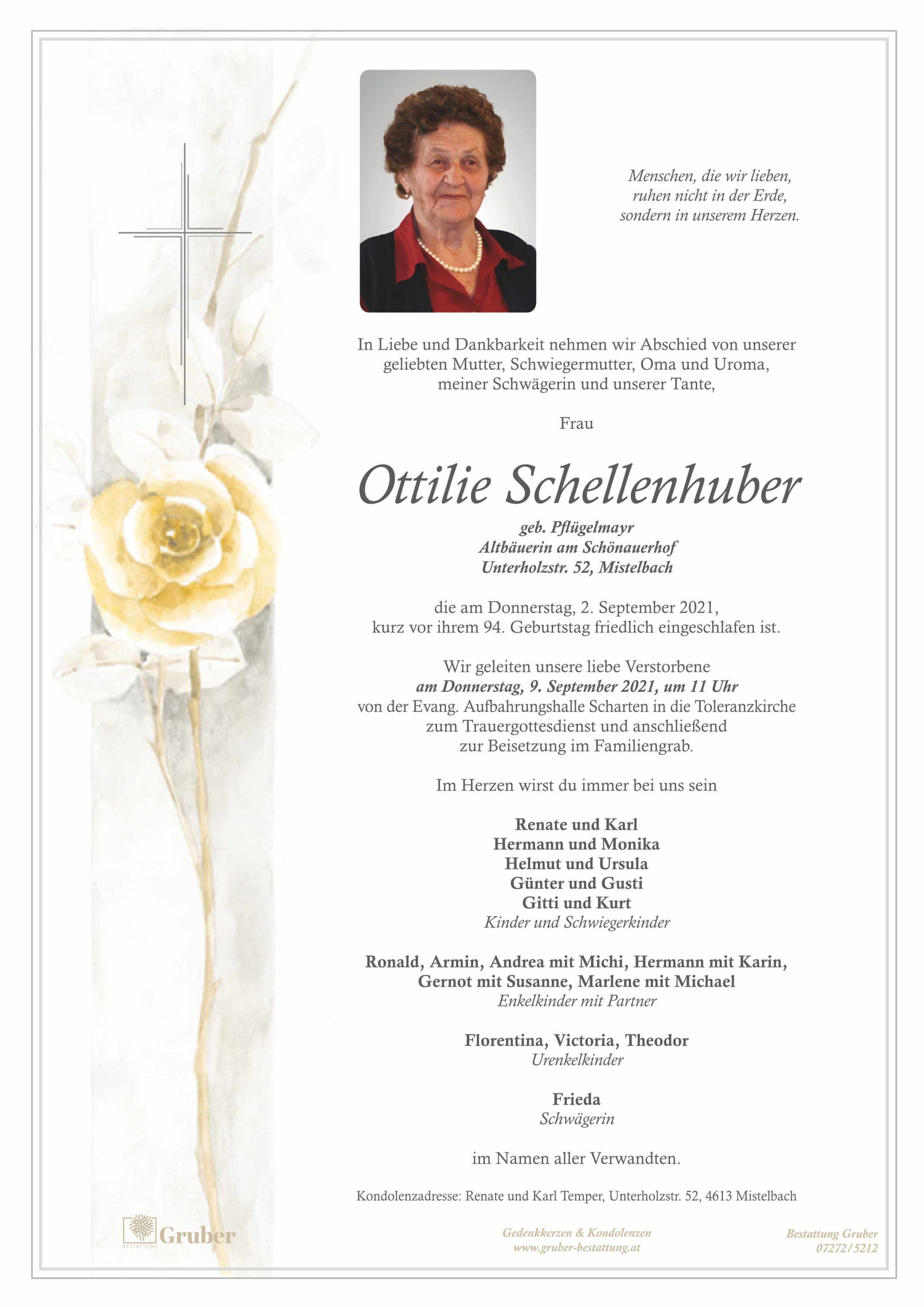 Ottilie Schellenhuber (Scharten Evang)