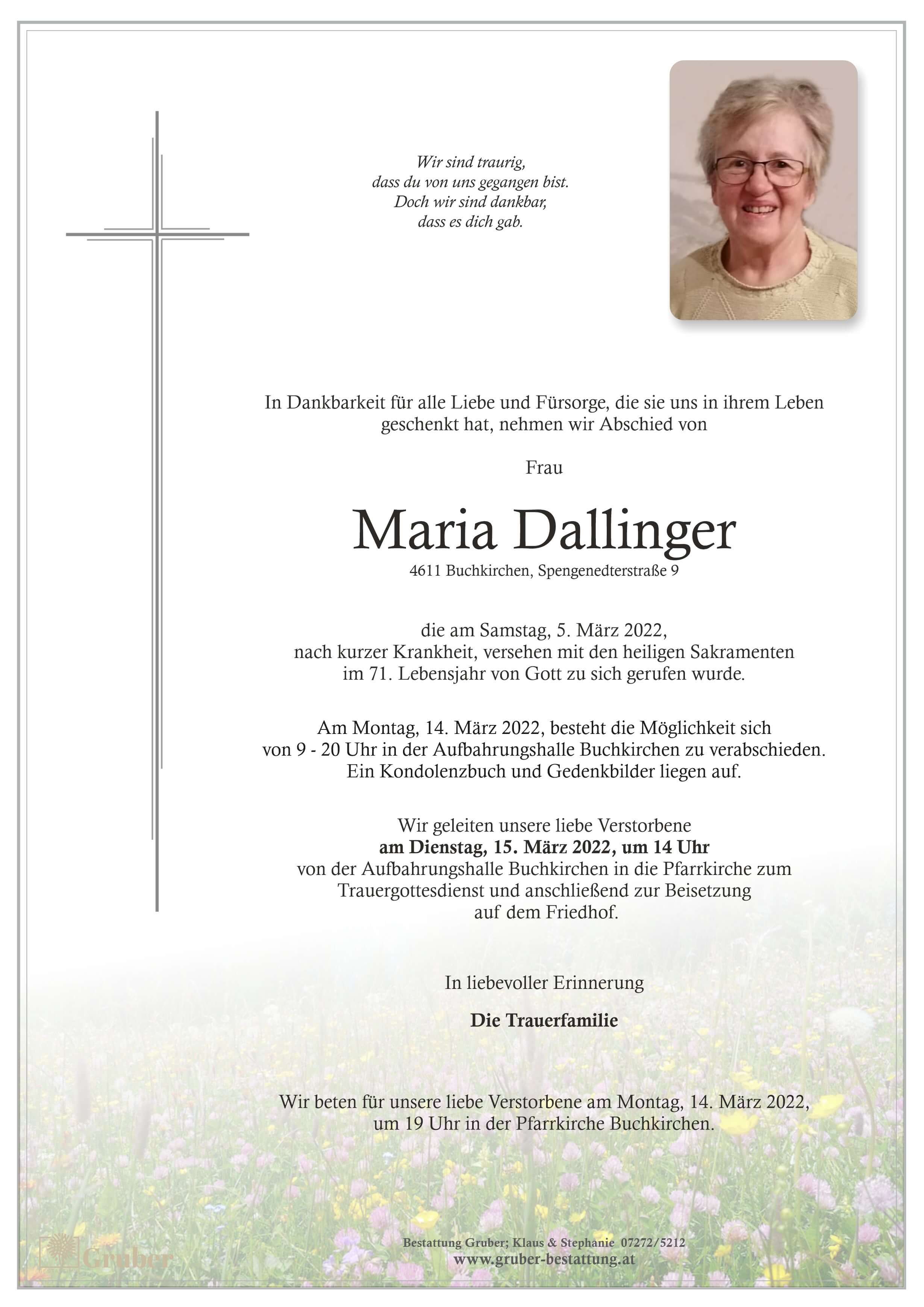 Maria Dallinger (Buchkirchen)