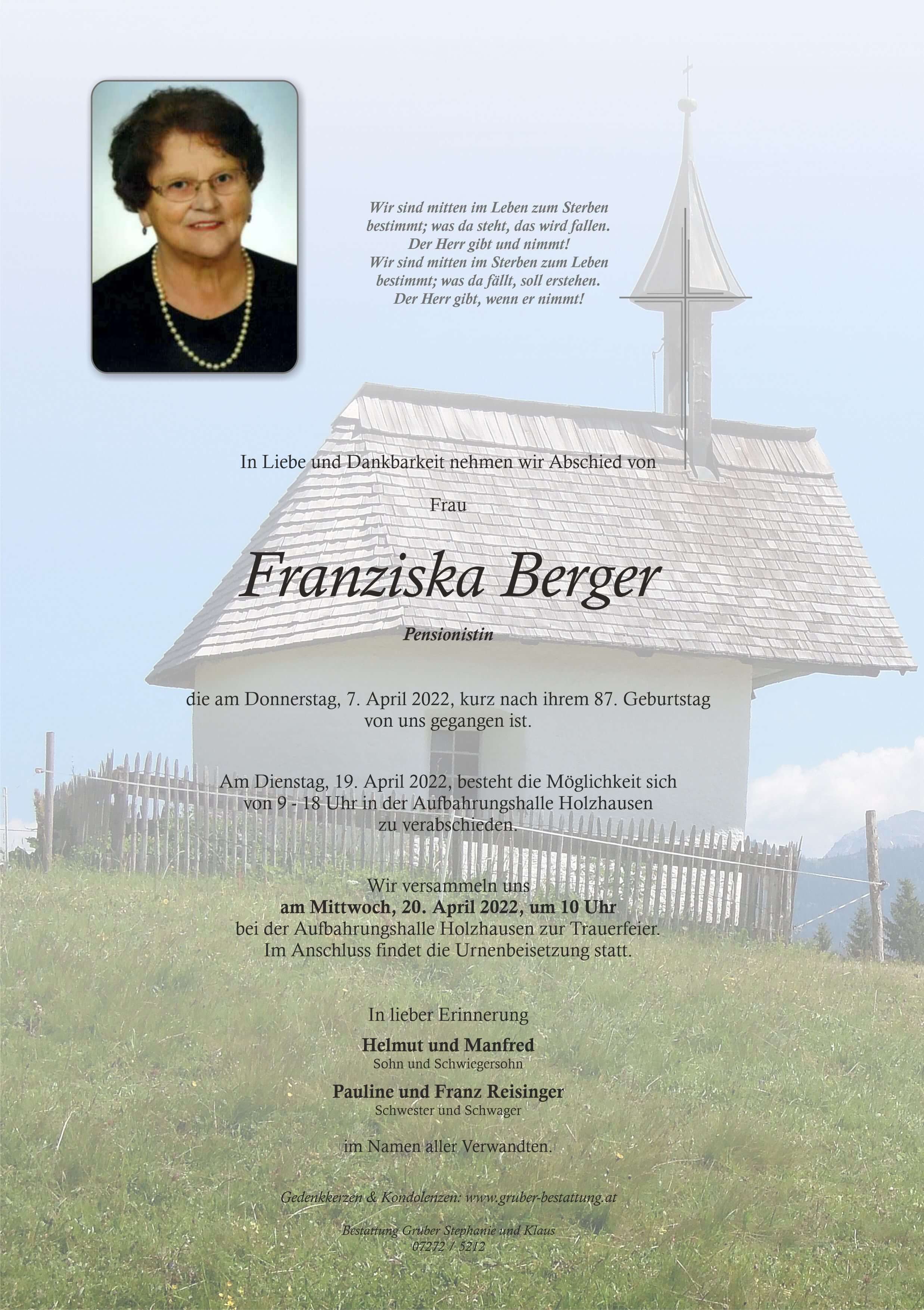Franziska Berger (Holzhausen)