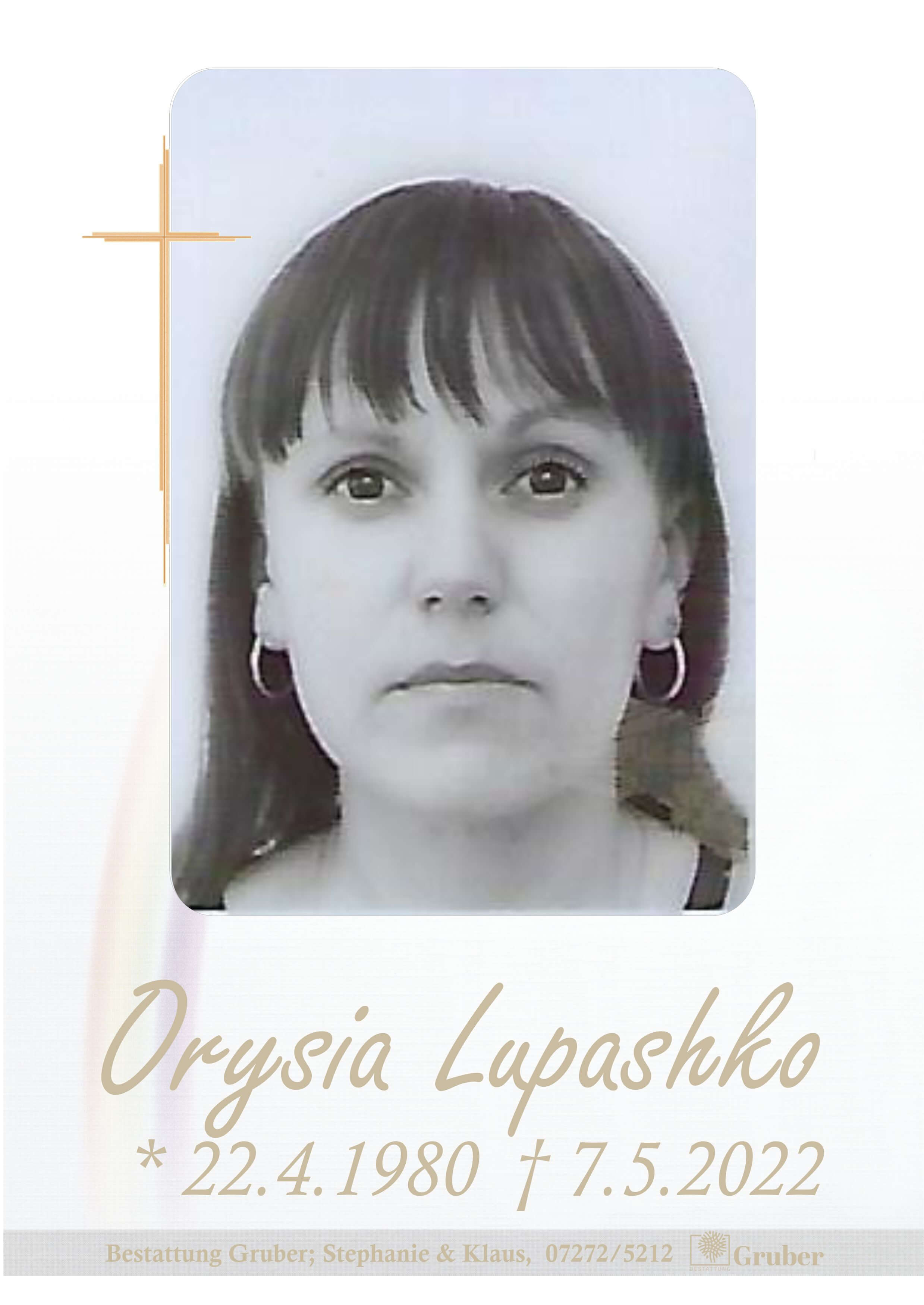 Orysia Lupashko (Ukraine)