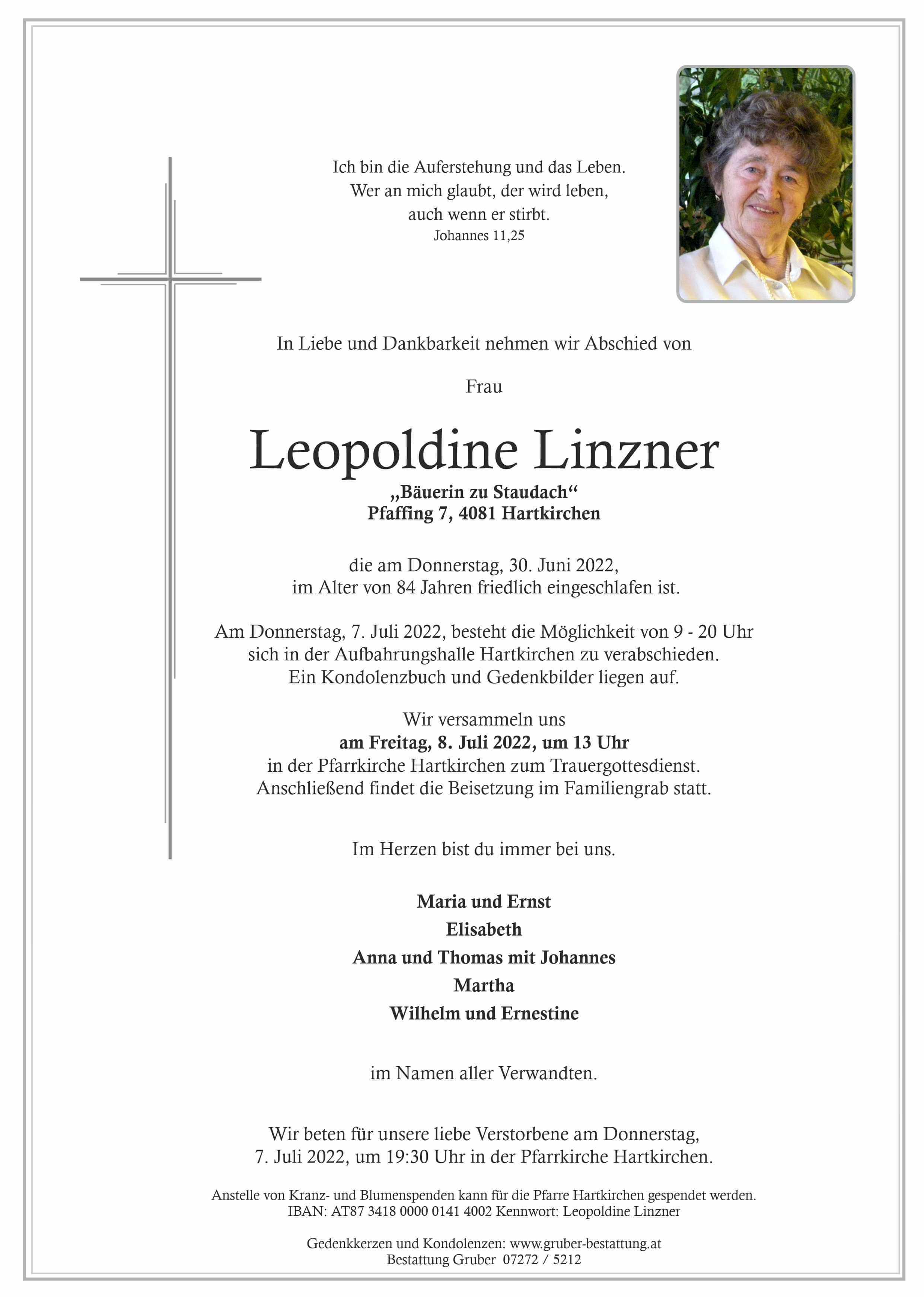 Leopoldine Linzner (Hartkirchen)