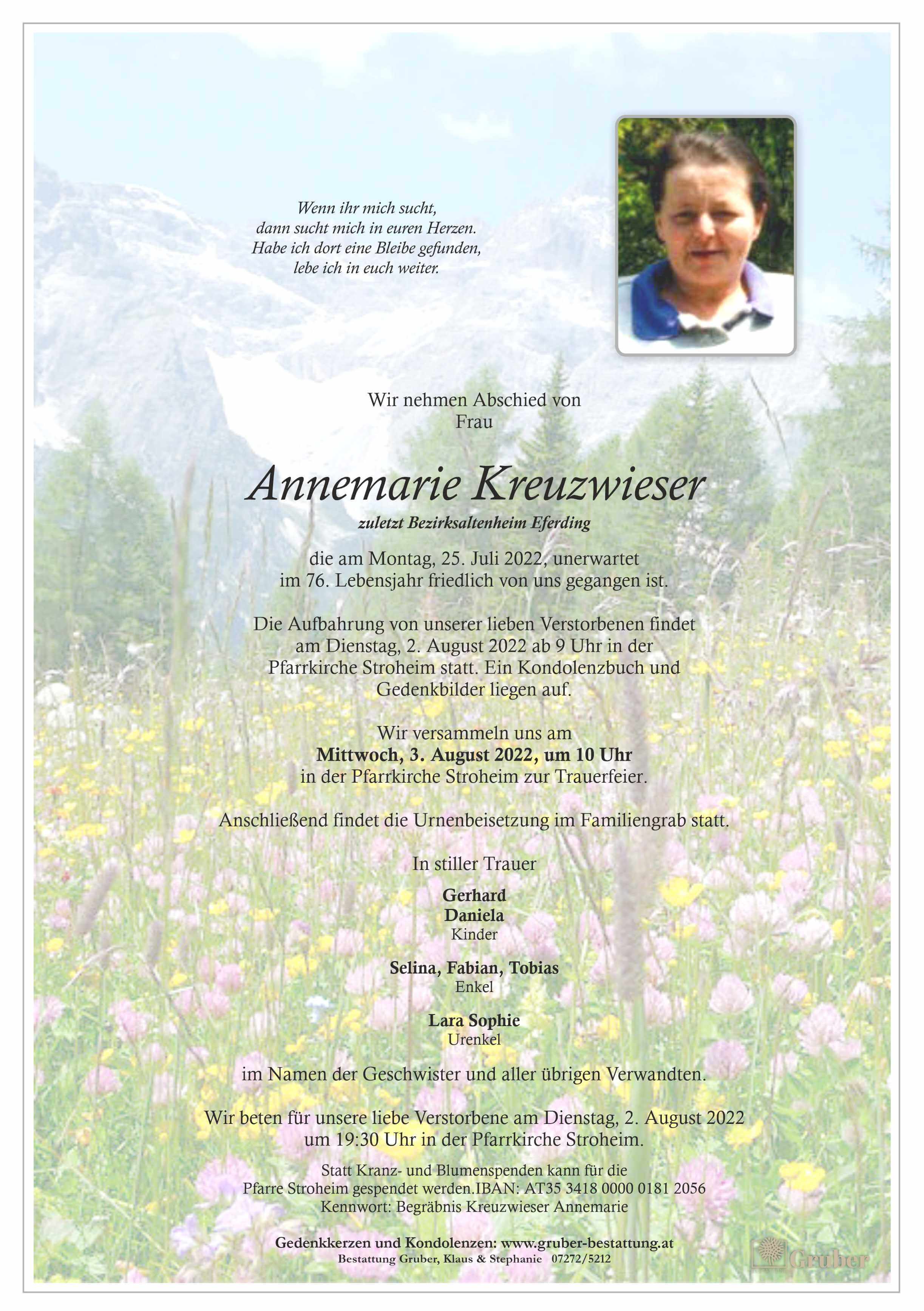 Annemarie Kreuzwieser (Stroheim)