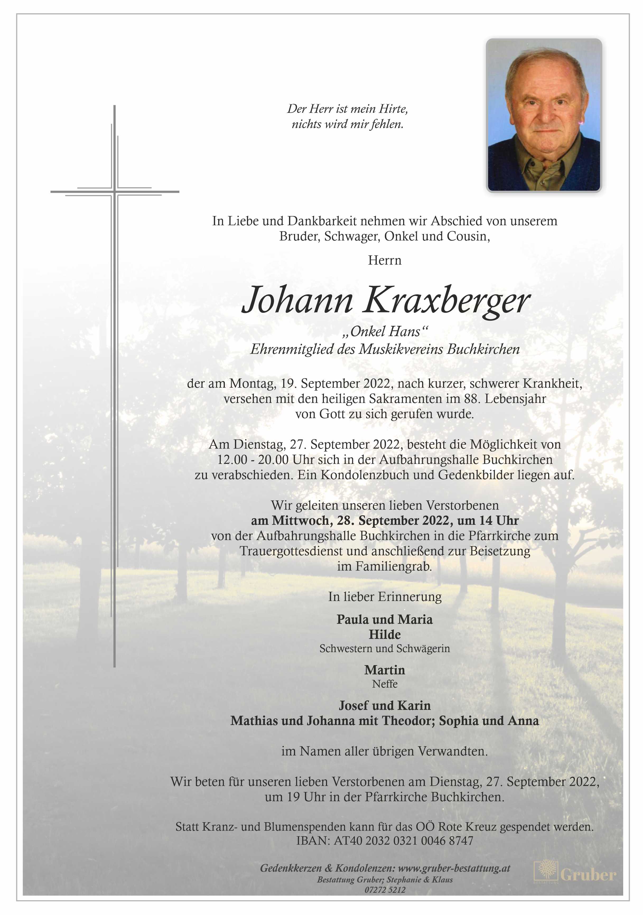 Johann Kraxberger (Buchkirchen)
