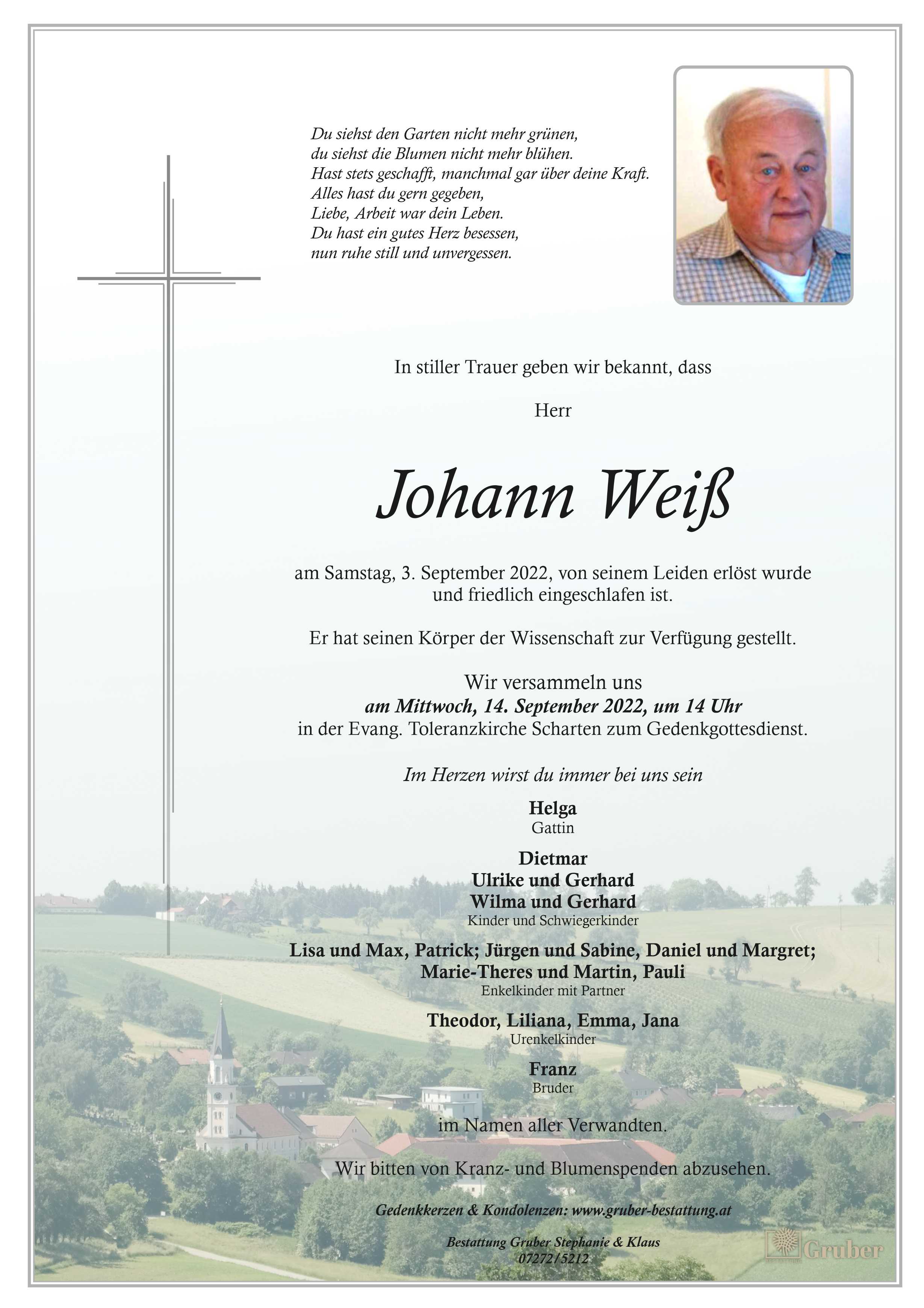 Johann Weiß (Scharten Evang)