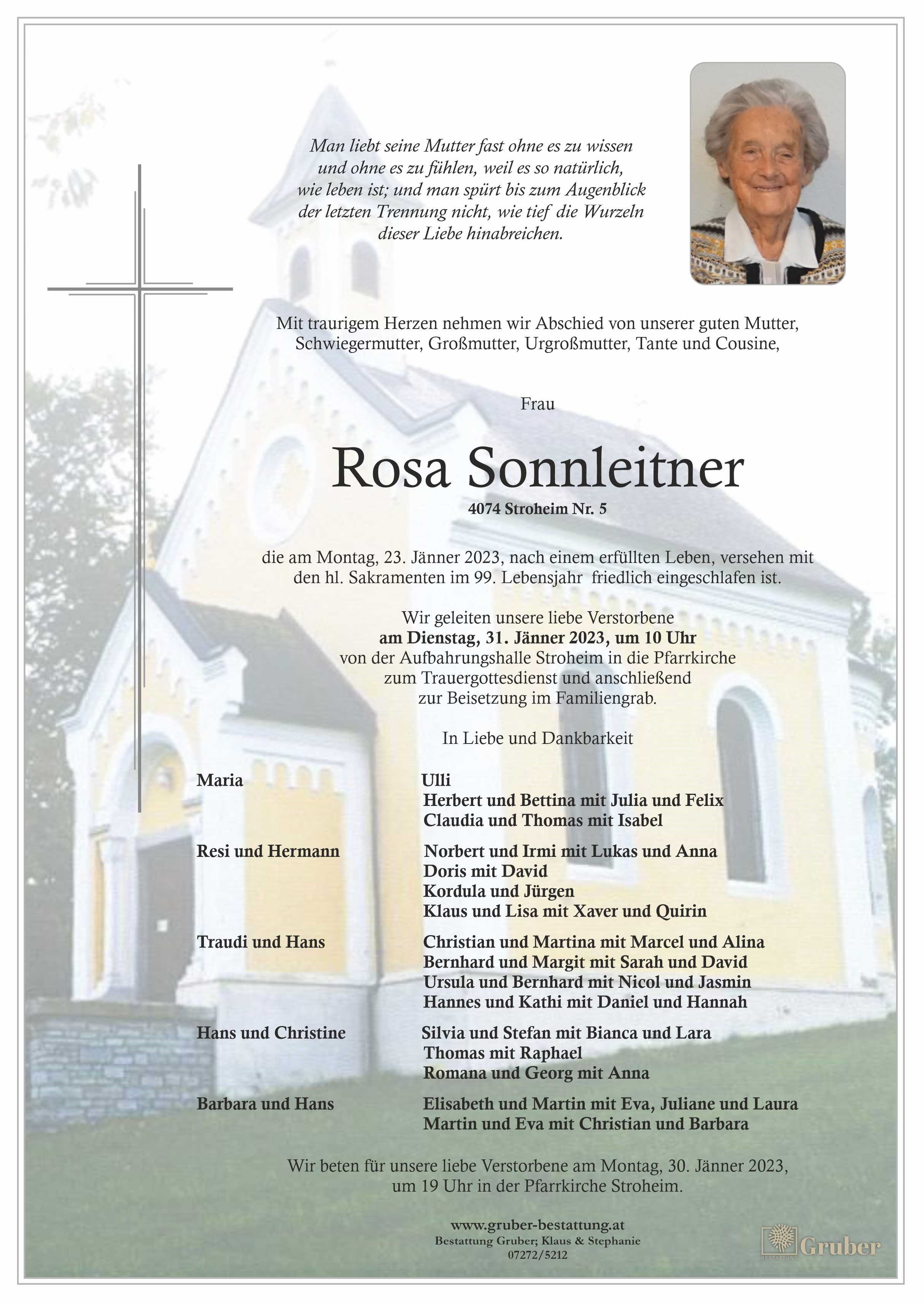 Rosa Sonnleitner (Stroheim)