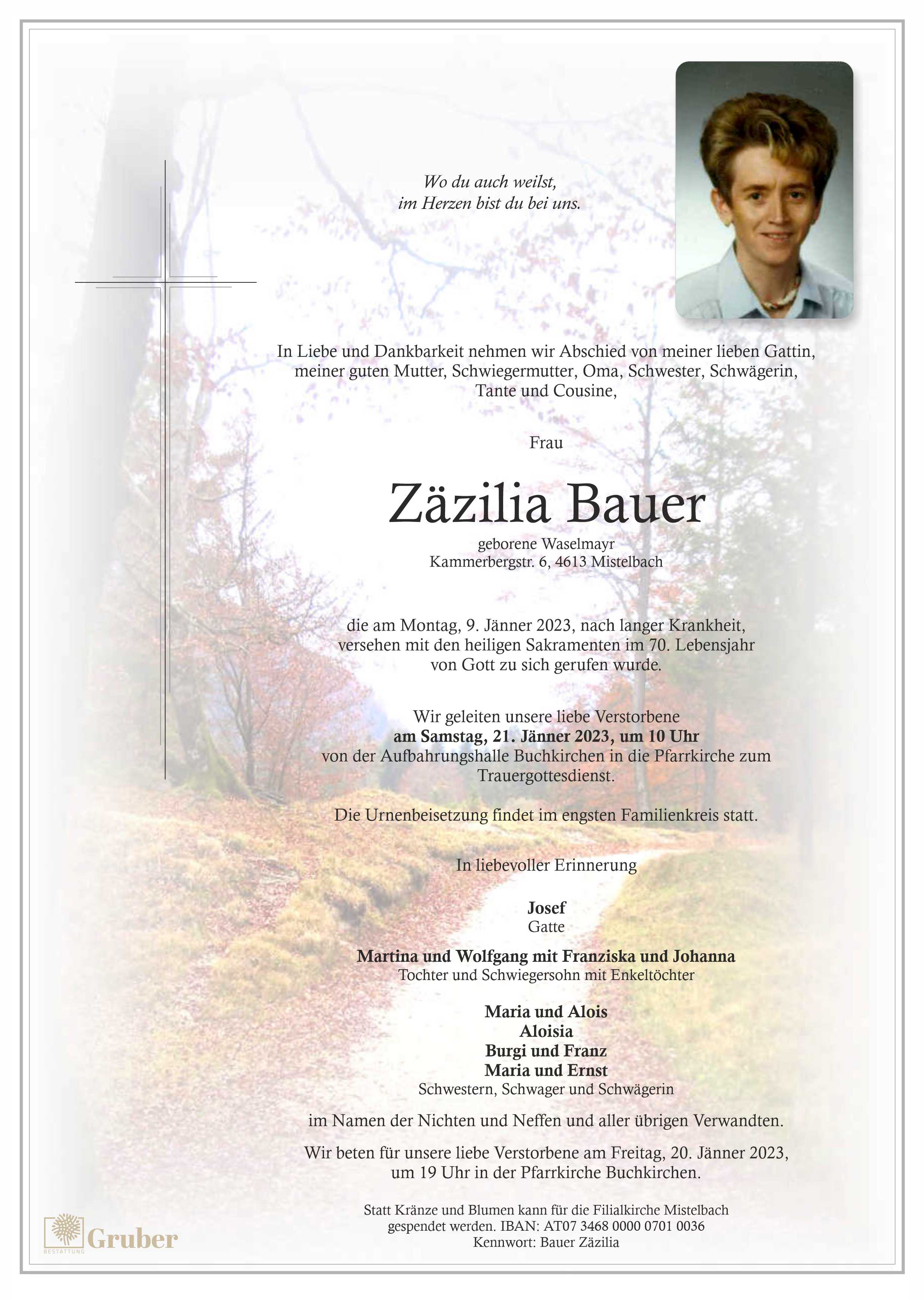 Zäzilia Bauer (Buchkirchen)
